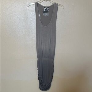 Young Fabulous & Broke Charcoal Backless Dress